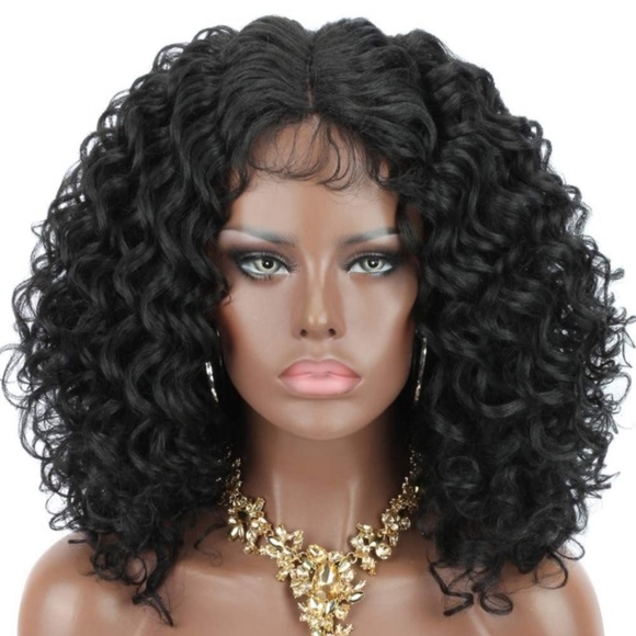 Short Afro Kinky Curly Lace Wigs